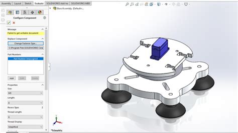 Posted by u/SpirosRonto - 1 vote and 2 comments. . Solidworks failed to get writable document